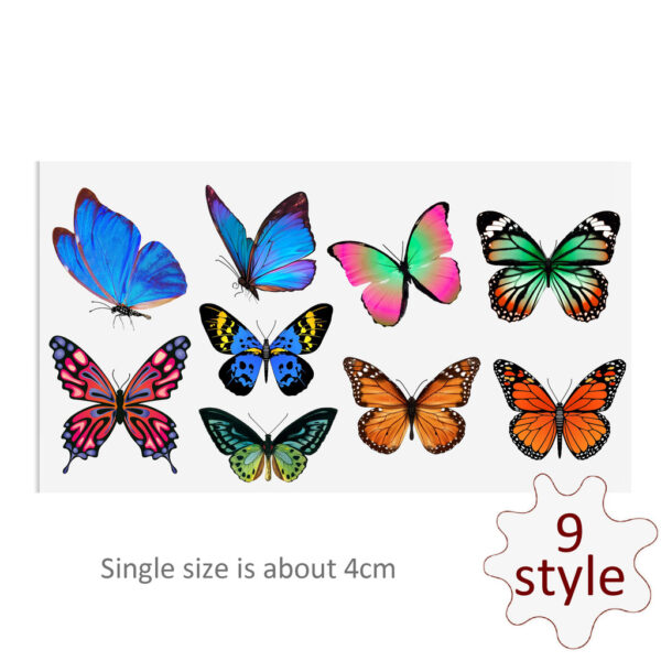 Butterfly DTF Sticker For Cups Cool Personalize UV Wrap Transfer Sticker Custom Labels DIY Logo - Image 3