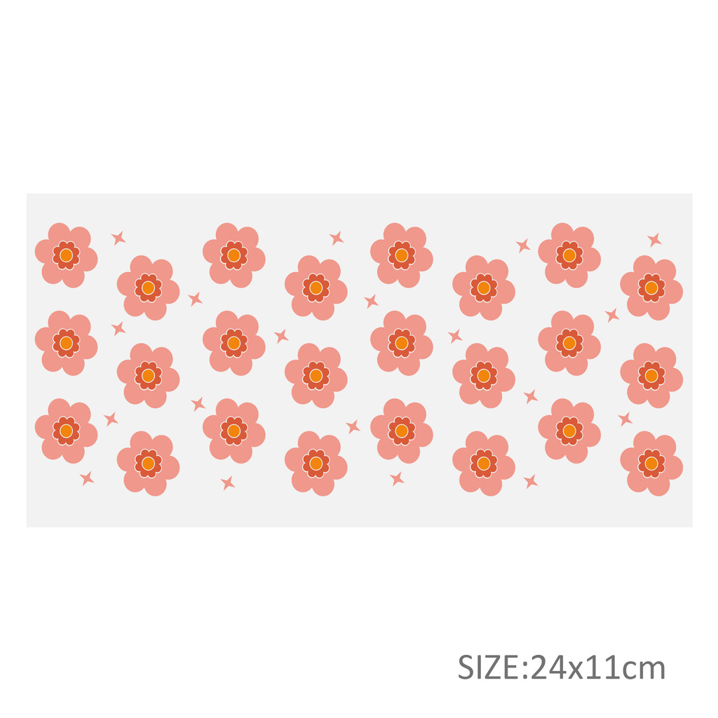 Geometric Patterns UV DTF Sticker For 16oz Cups Wrap Transfer Sticker Labels DIY Logo - Image 2