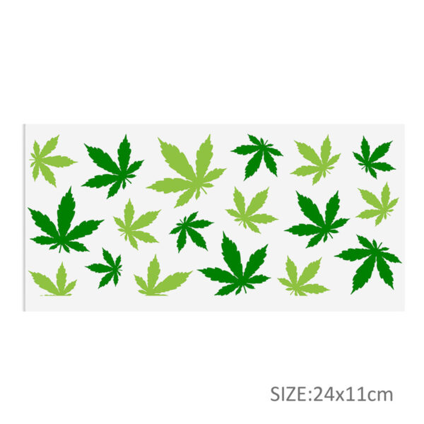 16OZ UV DTF Glass Cup Can Wrap Transfers Stickers Animals And Plants For Glass Mug Logo Labels - Image 15