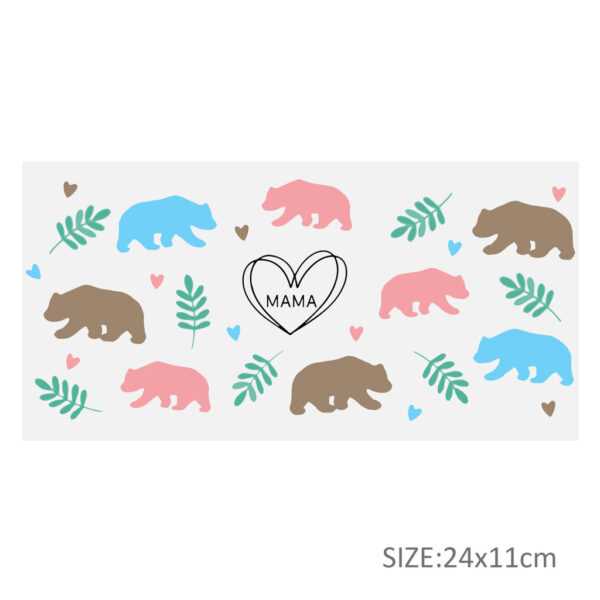 Geometric Patterns UV DTF Sticker For 16oz Cups Wrap Transfer Sticker Labels DIY Logo - Image 6