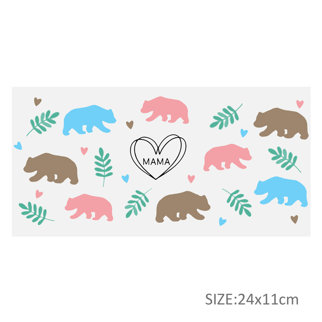 Geometric Patterns UV DTF Sticker For 16oz Cups Wrap Transfer Sticker Labels DIY Logo - Image 6