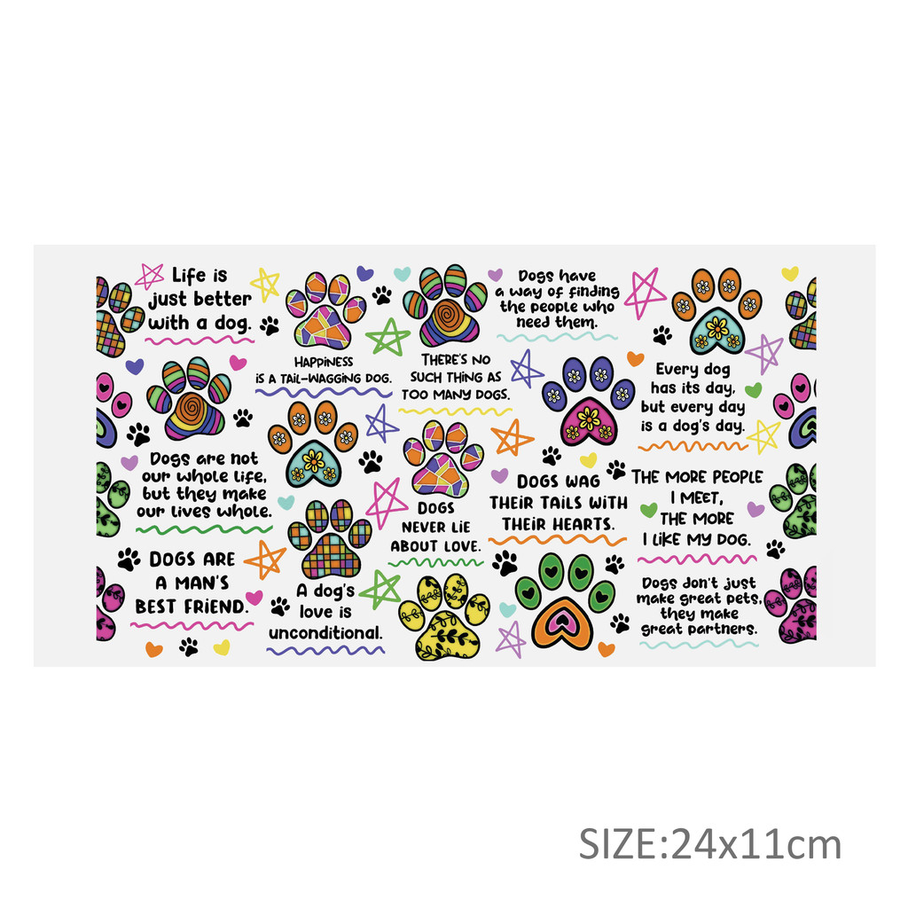 Disney Mickey 16oz DTF Sticker Cup Cool UV Wrap Transfer Sticker Label DIY Logo - Image 6