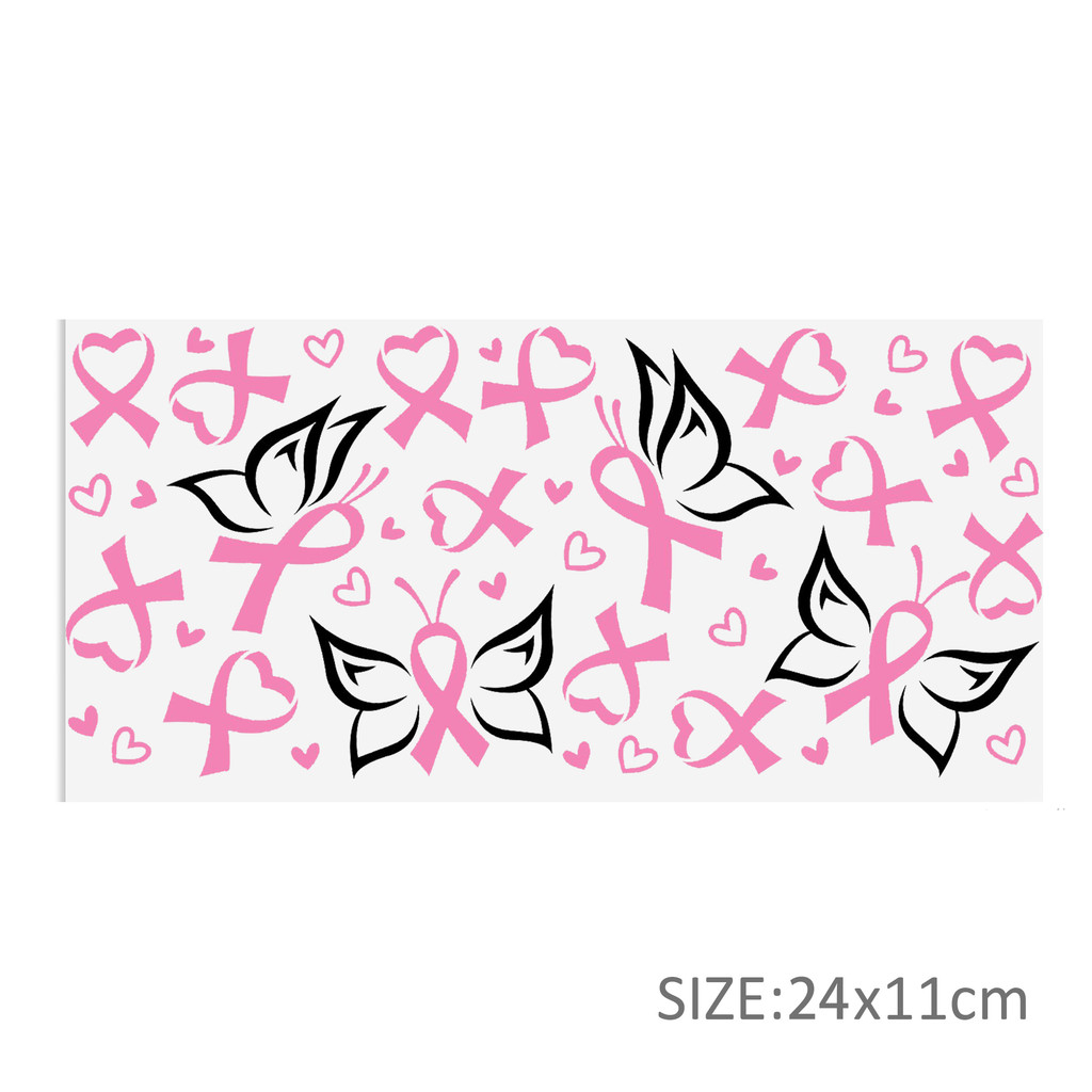 Black White Series 16oz DTF Sticker Cups Cool UV Wrap Transfer Sticker Label DIY Logo - Image 23