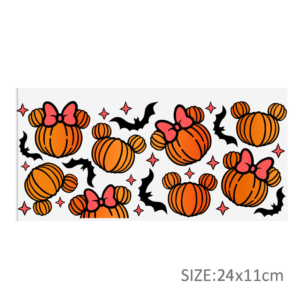 Disney Mickey 16oz DTF Sticker Cup Cool UV Wrap Transfer Sticker Label DIY Logo - Image 15