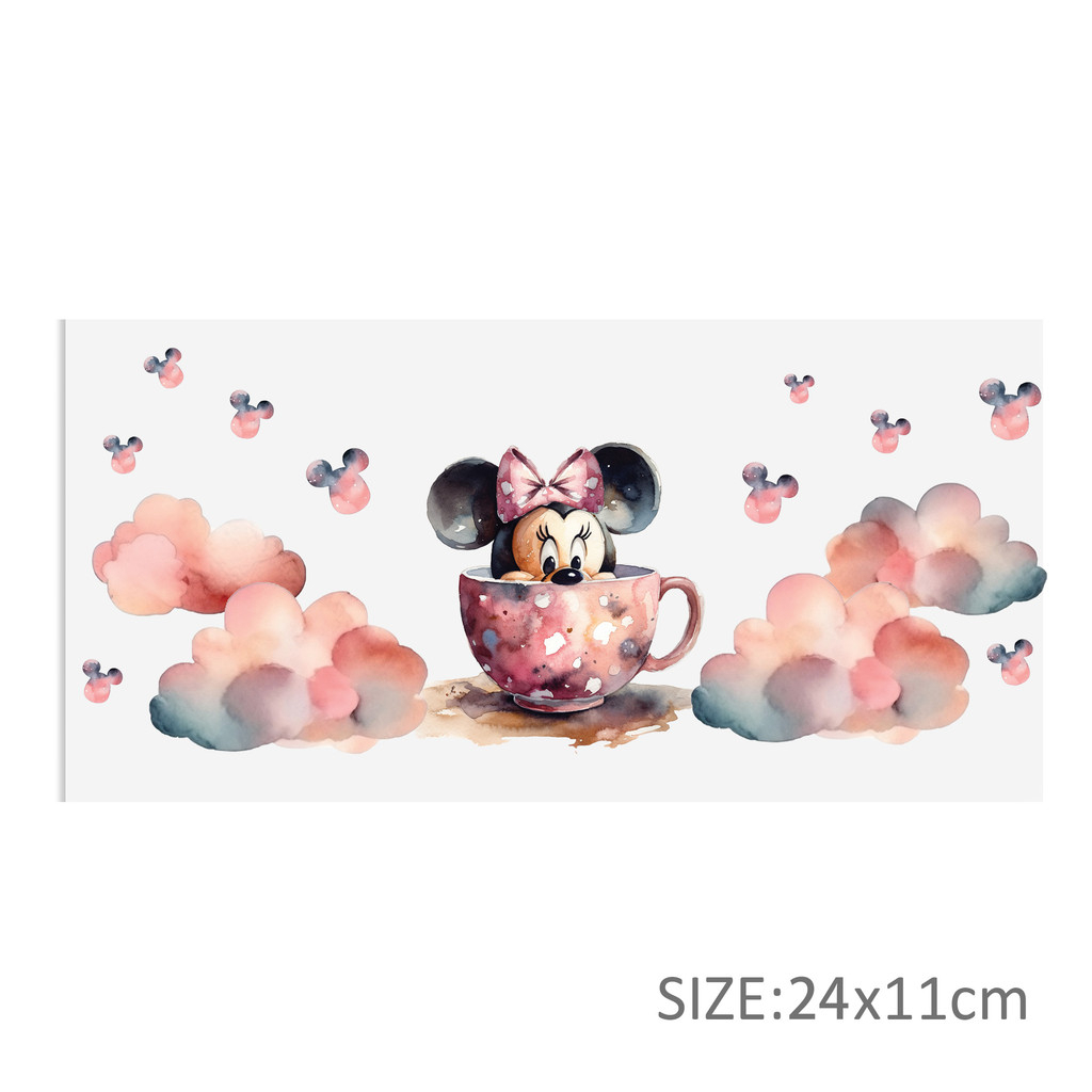 Disney Mickey 16oz DTF Sticker Cup Cool UV Wrap Transfer Sticker Label DIY Logo - Image 17