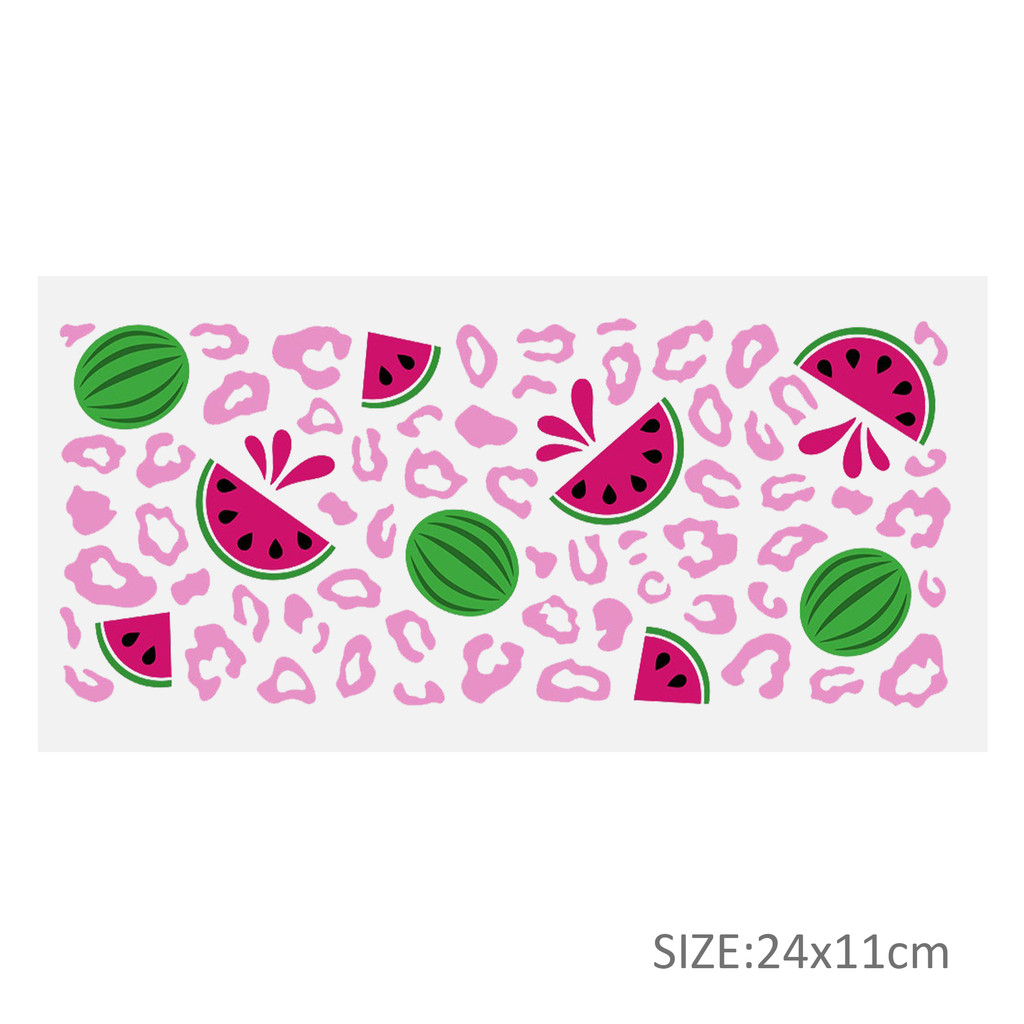 Fruit Series 16oz DTF Sticker Cup Cool UV Wrap Transfer Sticker Label Logo - Image 19