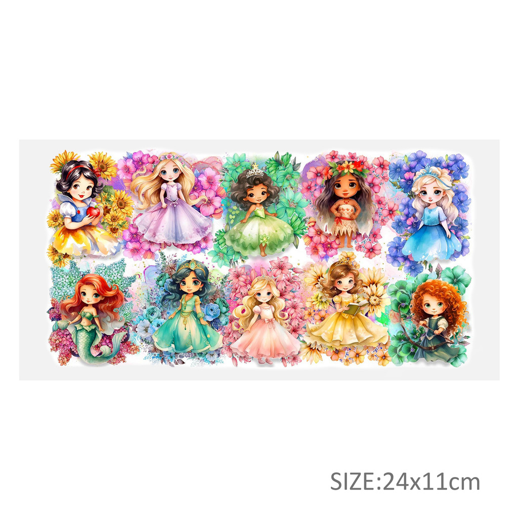 Disney 16oz DTF Sticker For Cups Cool UV Wrap Transfer Sticker Labels DIY Logo - Image 38