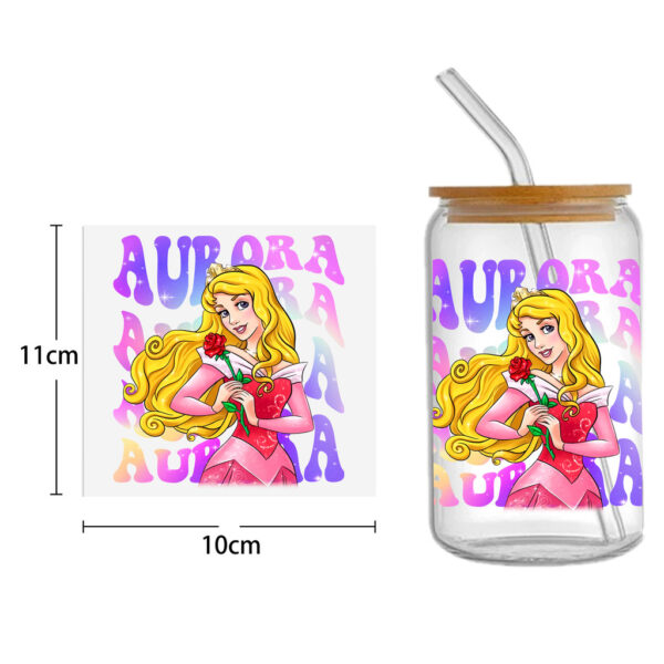 Disney Princess Villains DTF Sticker Cups Cool UV Wrap Transfer Sticker Labels - Image 6