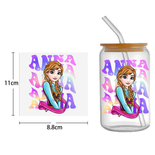Disney Princess Villains DTF Sticker Cups Cool UV Wrap Transfer Sticker Labels - Image 7