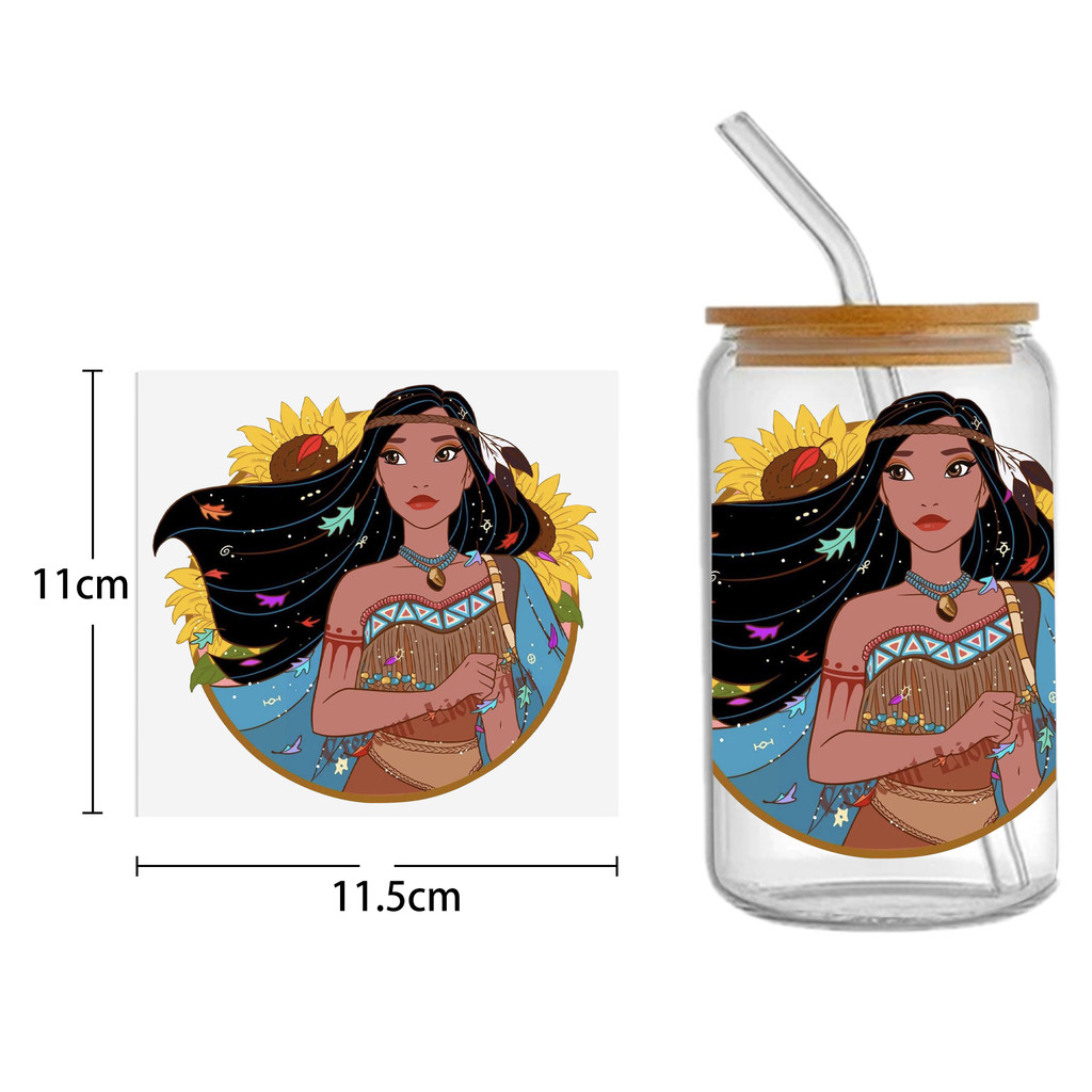Disney Princess Villains DTF Sticker Cups Cool UV Wrap Transfer Sticker Labels - Image 10