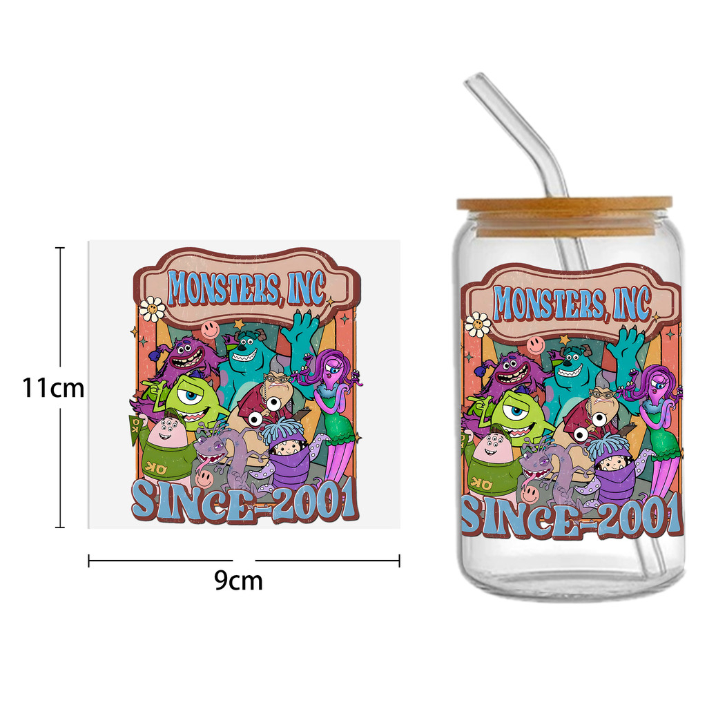 Disney Princess Villains DTF Sticker Cups Cool UV Wrap Transfer Sticker Labels - Image 14