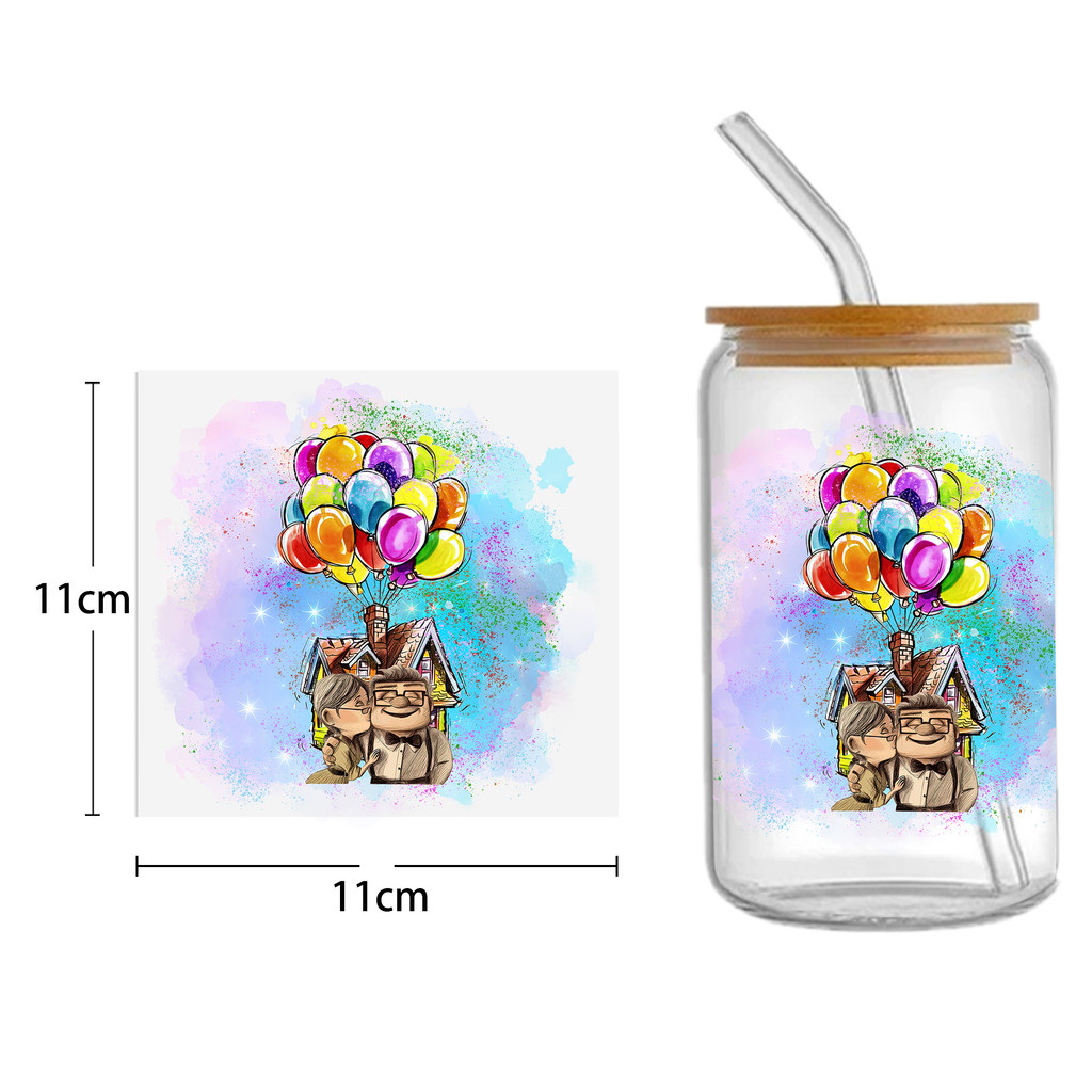 Disney Princess Villains DTF Sticker Cups Cool UV Wrap Transfer Sticker Labels - Image 15
