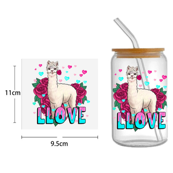 Rainbow 16oz Smile DTF Sticker Cups Cool UV Wrap Transfer Sticker Labels Logo - Image 15