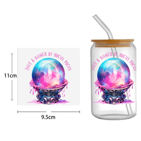 Rainbow 16oz Smile DTF Sticker Cups Cool UV Wrap Transfer Sticker Labels Logo - Image 18