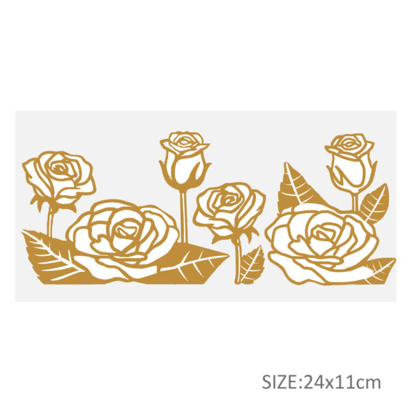 Butterfly Flower 16OZ UV DTF Glass Cup Can Wrap Transfers Stickers Drinks For Labels - Image 8