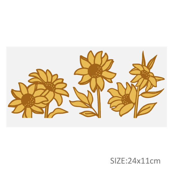 Butterfly Flower 16OZ UV DTF Glass Cup Can Wrap Transfers Stickers Drinks For Labels - Image 9