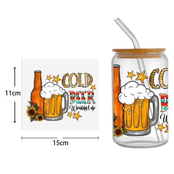 Butterfly 16oz DTF Sticker For Cups Cool Personalize UV Wrap Transfer Sticker Labels DIY Logo - Image 11