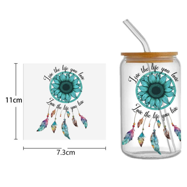 Butterfly 16oz DTF Sticker For Cups Cool Personalize UV Wrap Transfer Sticker Labels DIY Logo - Image 14