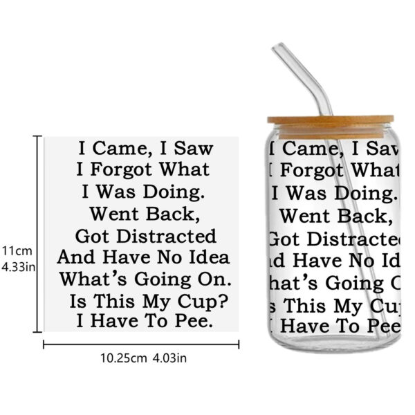 Affirmation Self Love Mental Health Positive UV DTF Sticker For 16oz Cups Wrap Transfer Sticker - Image 12