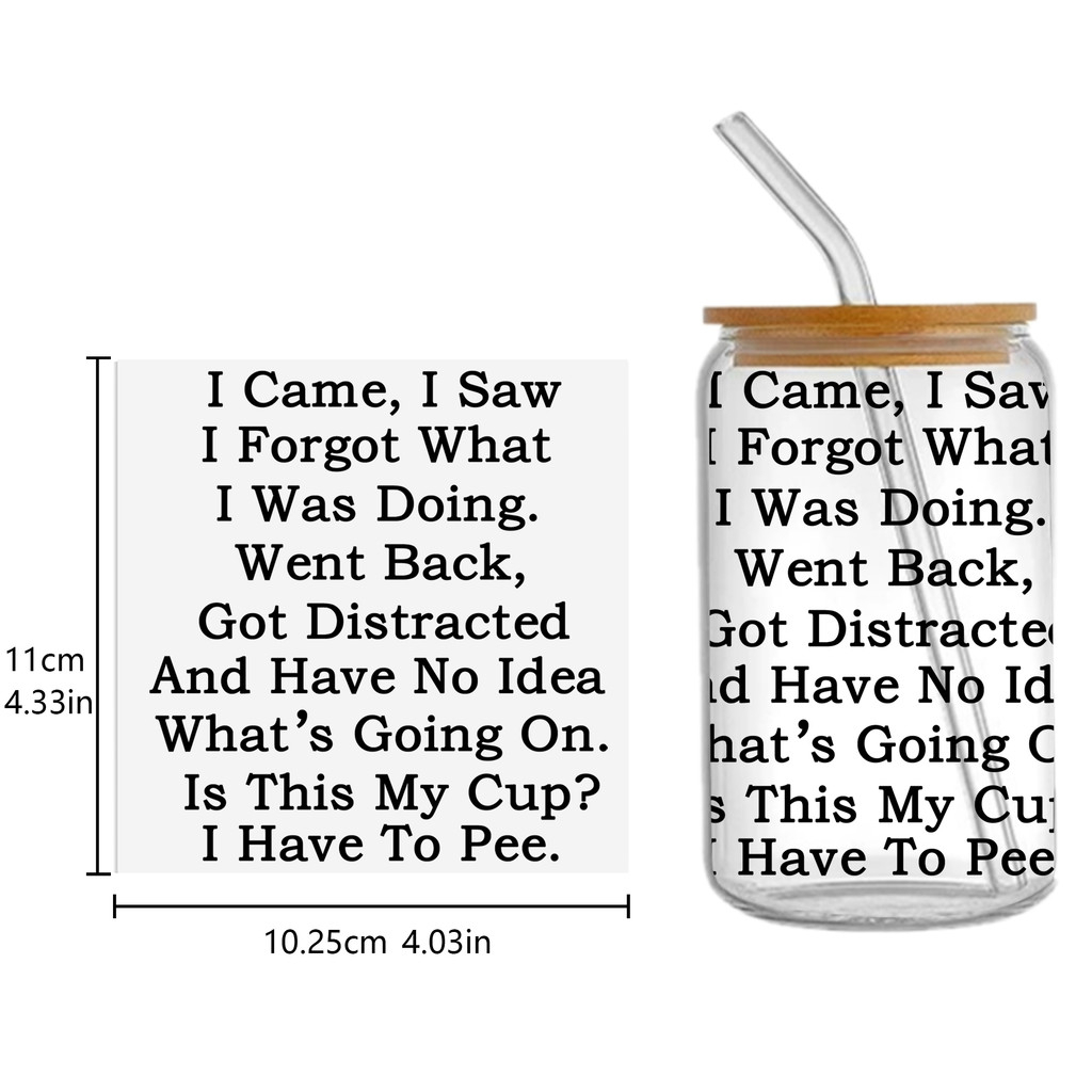 Affirmation Self Love Mental Health Positive UV DTF Sticker For 16oz Cups Wrap Transfer Sticker - Image 12