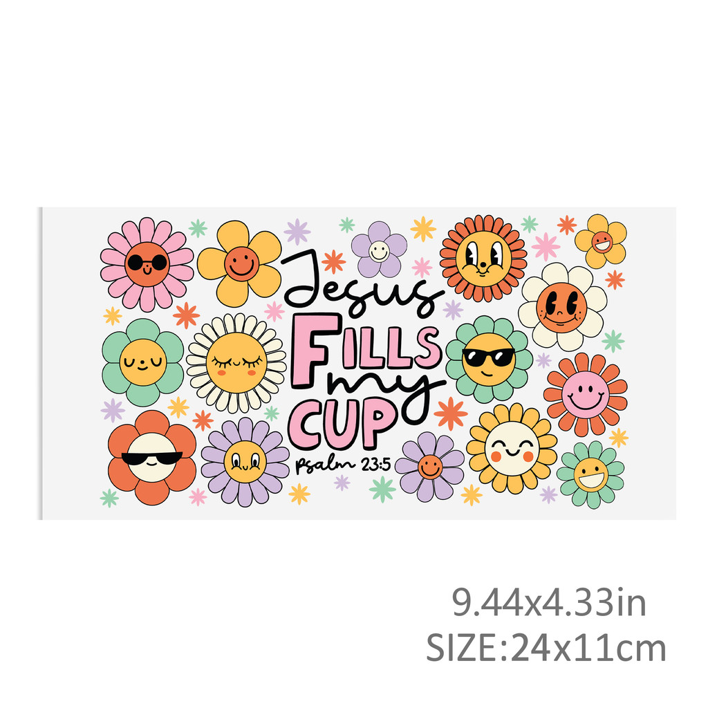 Geometric Patterns UV DTF Sticker For 16oz Cups Wrap Transfer Sticker Labels DIY Logo - Image 21