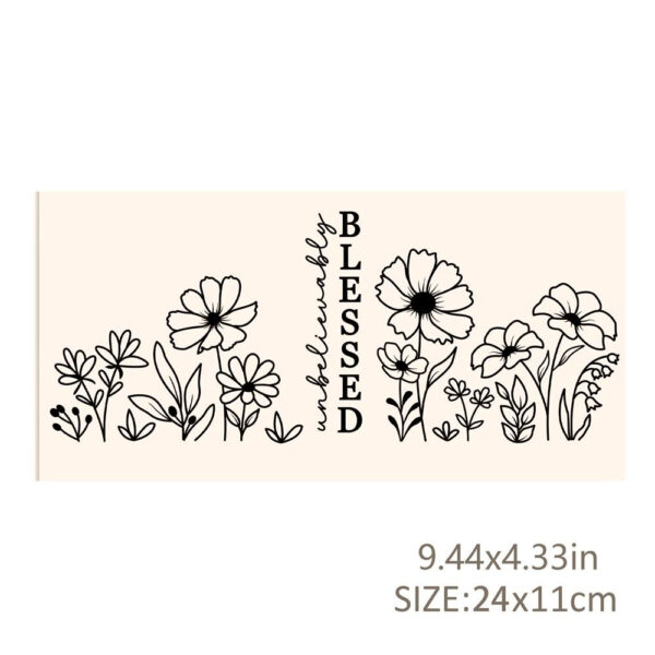 Plant Stickers UV DTF Sticker For 16oz Cups Transfer Sticker Labels DIY Logo - Image 5