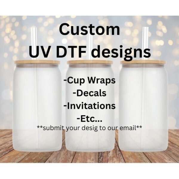 Sealife Mermaid Retro UV DTF Sticker Wraps 16OZ Glass Cup Can Wrap Transfer Custom Labels - Image 3