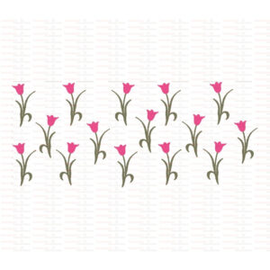 Tulips UV DTF Transfer Sticker Flower Themed For The 16oz Libbey Glasses Wraps Cup DIY Waterproof