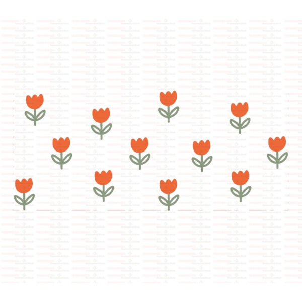 Tulips UV DTF Transfer Sticker Flower Themed For The 16oz Libbey Glasses Wraps Cup DIY Waterproof - Image 13