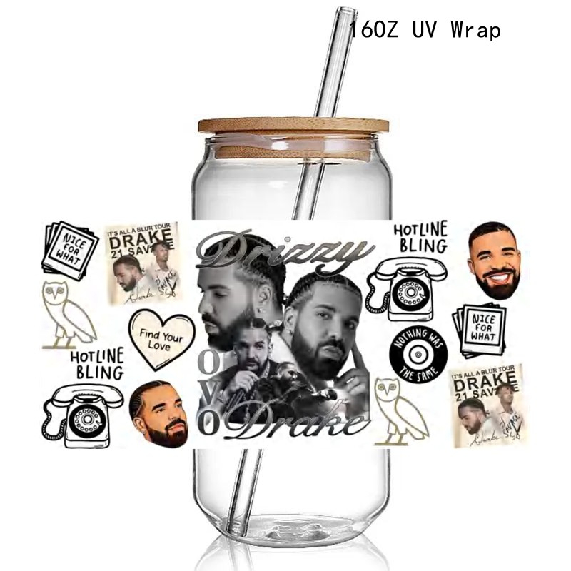 Fashion Trending Cool Design 90S Baby Uv Dtf Cup Wraps Transfer Sticker Diy Gamer Fuel 16 Oz - Image 4
