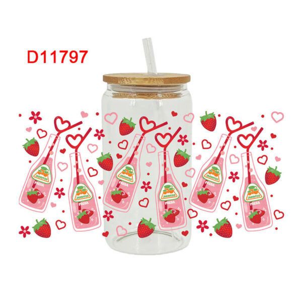 UV DTF Transfer Sticker For The 16oz Glasses Wraps Cup Can DIY Waterproof - Image 7
