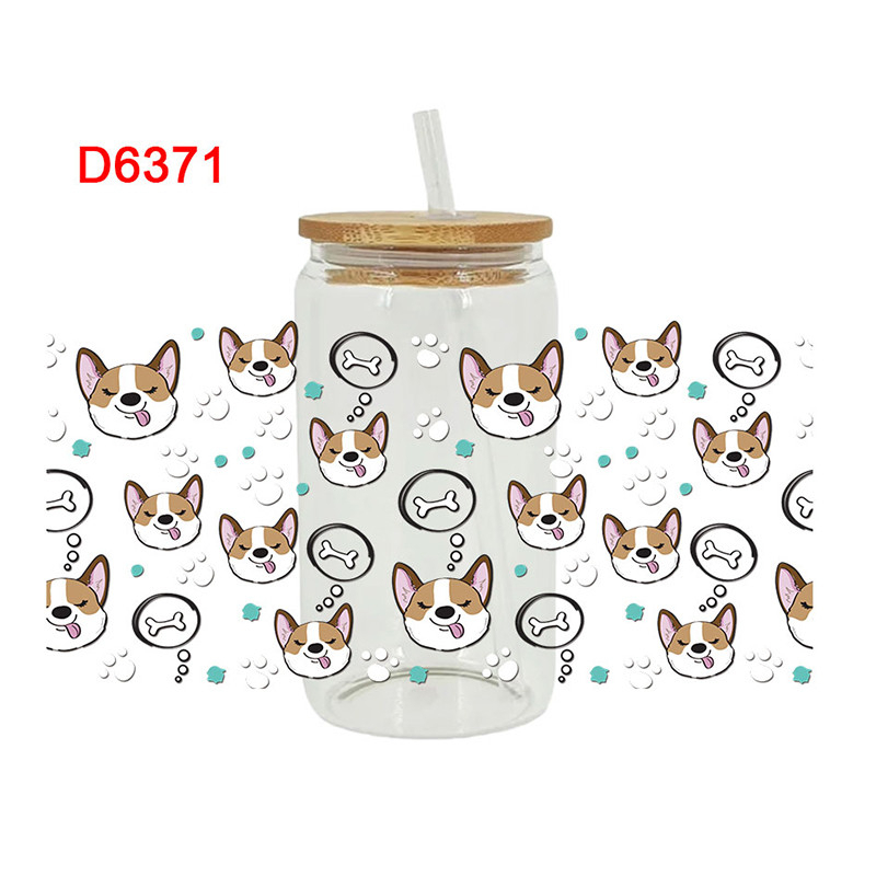 UV DTF Transfer Sticker Animal Theme For The 16oz Glasses Wraps Cup Can DIY Waterproof - Image 4