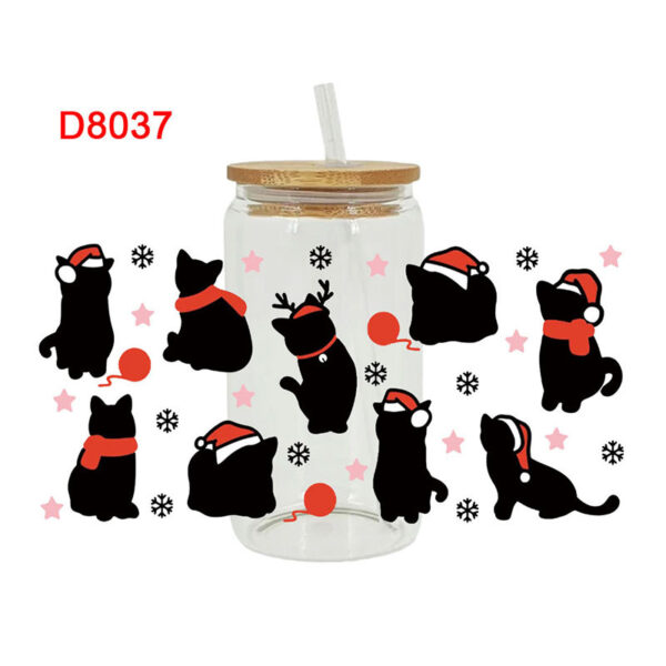 UV DTF Transfer Sticker Cartoon Animals For The 16oz Glasses Wraps Cup Can DIY Waterproof - Image 3