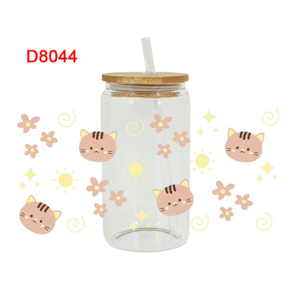 UV DTF Transfer Sticker Cartoon Animals For The 16oz Glasses Wraps Cup Can DIY Waterproof - Image 6