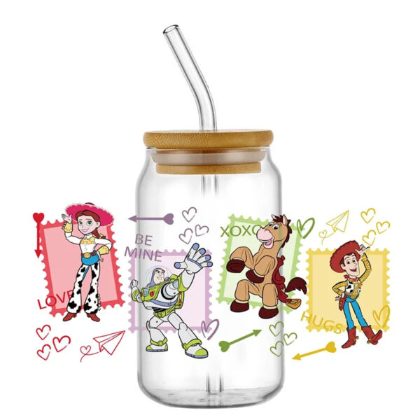 UV DTF Transfer Sticker Toy Story 16oz 3d Tumbler Mug Sticker Custom Wrapping - Image 20