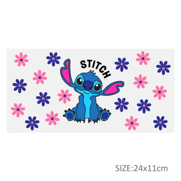 Disney Lilo And Stitch UV DTF Sticker For 16oz Cups Wrap Transfer Sticker Labels Logo - Image 19