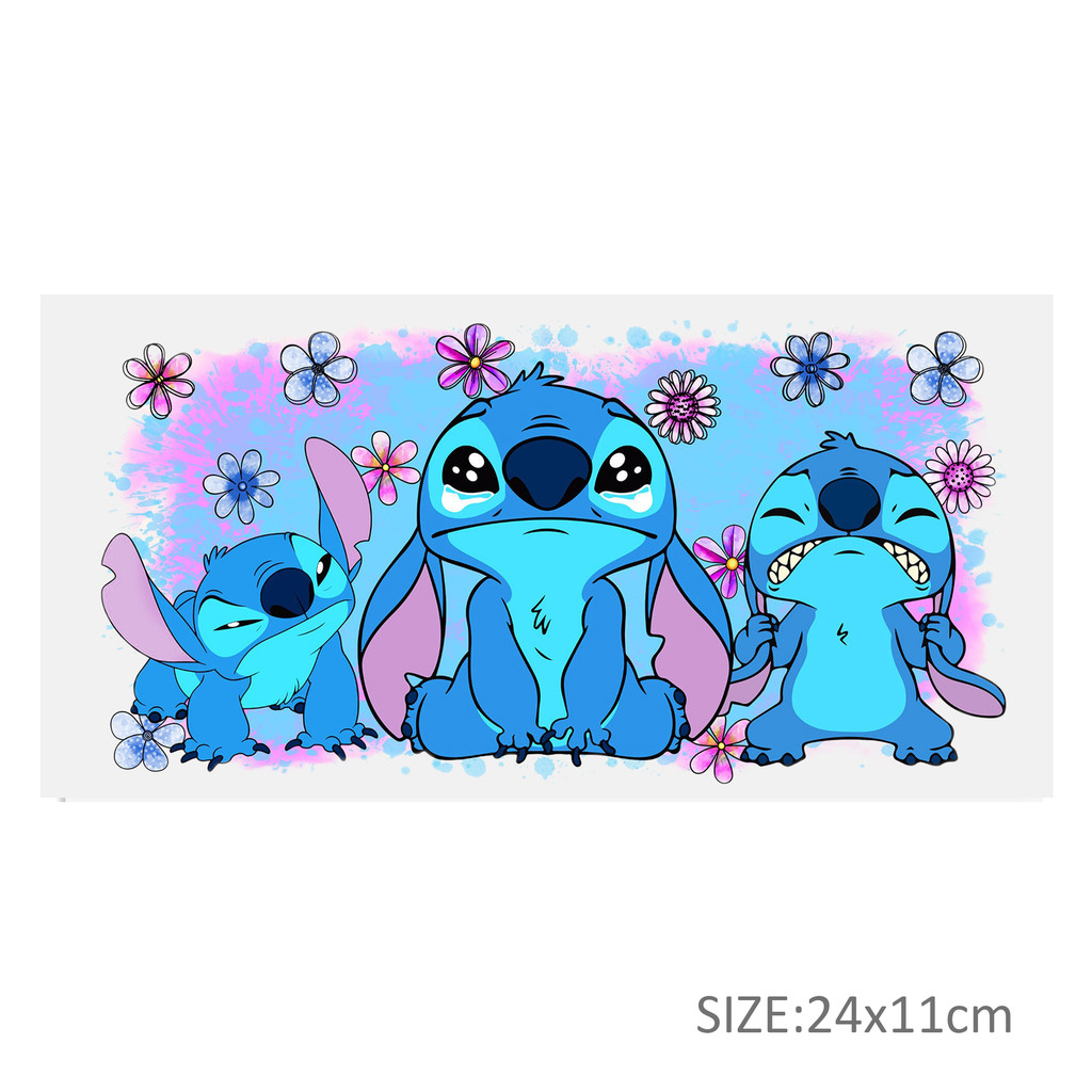 Disney Lilo And Stitch UV DTF Sticker For 16oz Cups Wrap Transfer Sticker Labels Logo - Image 20