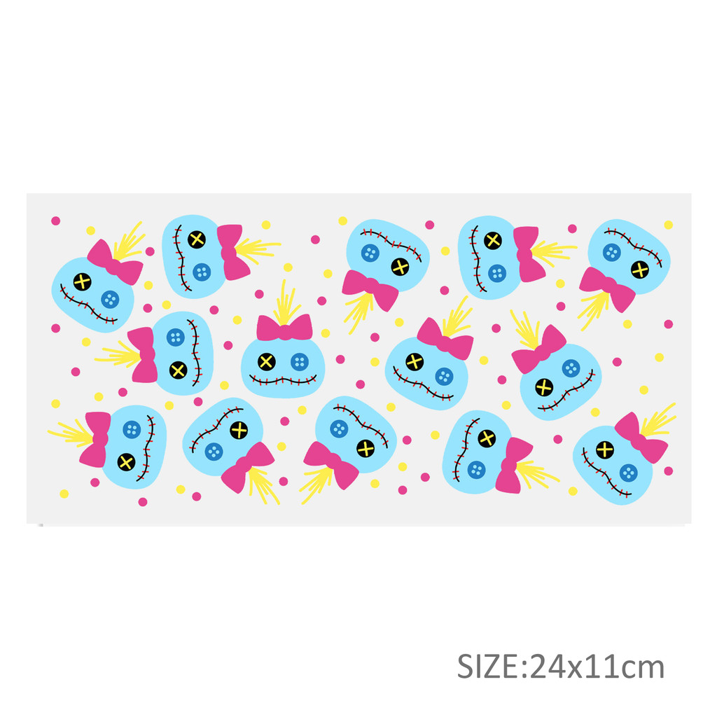 Disney Lilo And Stitch UV DTF Sticker For 16oz Cups Wrap Transfer Sticker Labels Logo - Image 22