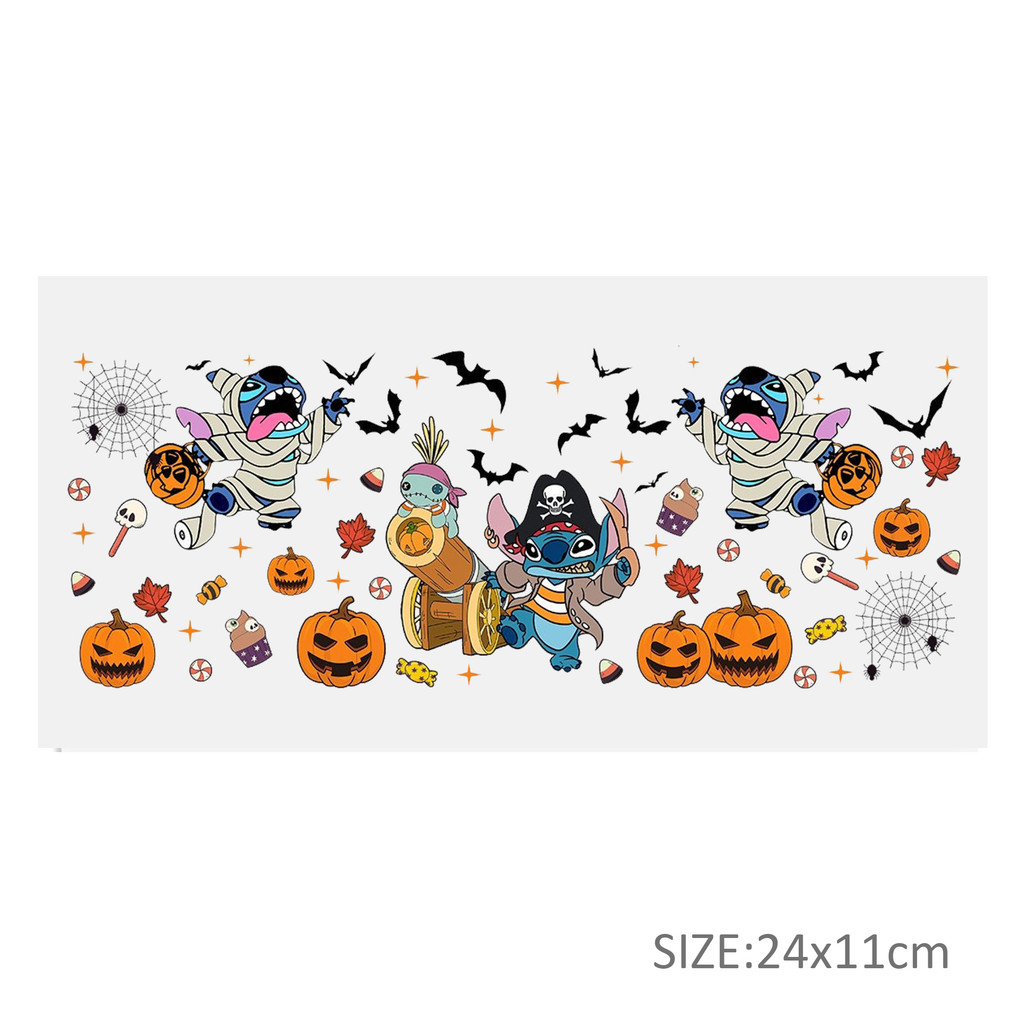 Disney Lilo And Stitch UV DTF Sticker For 16oz Cups Wrap Transfer Sticker Labels Logo - Image 25