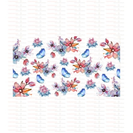 Beautiful Butterfly Flower UV DTF Cups Wrap Sticker DIY Label Transfer Sticker Print - Image 27