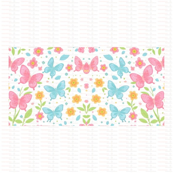 Beautiful Butterfly Flower UV DTF Cups Wrap Sticker DIY Label Transfer Sticker Print - Image 67