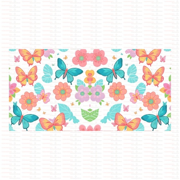 Beautiful Butterfly Flower UV DTF Cups Wrap Sticker DIY Label Transfer Sticker Print - Image 70