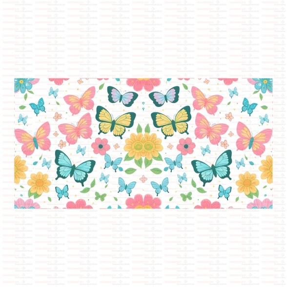 Beautiful Butterfly Flower UV DTF Cups Wrap Sticker DIY Label Transfer Sticker Print - Image 71