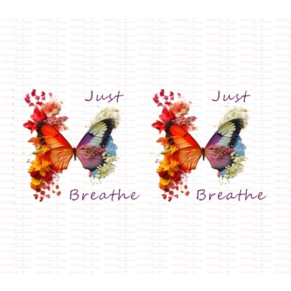 Beautiful Butterfly Flower UV DTF Cups Wrap Sticker DIY Label Transfer Sticker Print - Image 84