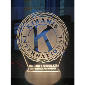 KIWANIS DESK LAMP - KIWANIS INTERNATIONAL - PERSONALIZED WITH NAME - ENGRAVED