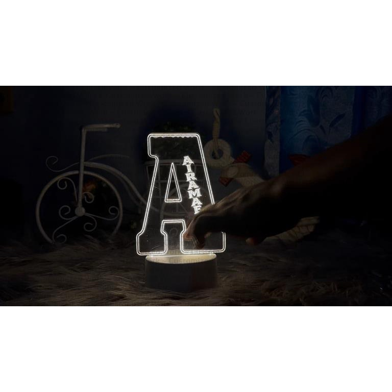 PERSONALIZED NAME INITIAL DESK LAMP - HOME ROOM DECORATION - ENGRAVED - Image 6