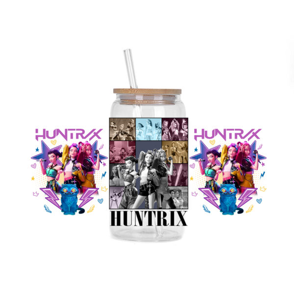 30 Style of Kpop Boy Band Design 3D UV DTF 16oz Cup Wraps Demon Inspired Hunter Girl Anime Fan 3D Transfers Stickers - Image 14