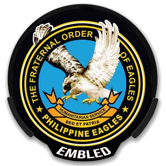 EMBLED - The Fraternal Order of Eagles - PE - Car LED Sticker w/ 3pcs Free AA Batteries - Image 7