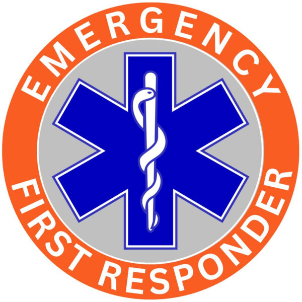 EFR (Emergency First Responder) Star of Life Logo High Quality UV DTF Stickers - Image 2