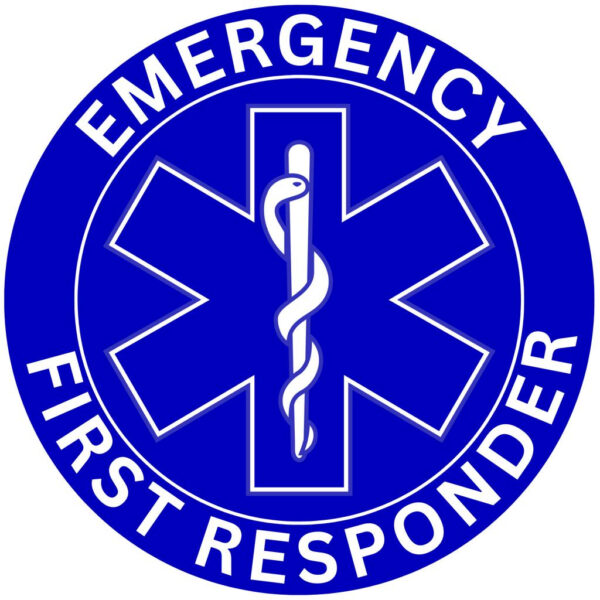 EFR (Emergency First Responder) Star of Life Logo High Quality UV DTF Stickers - Image 4